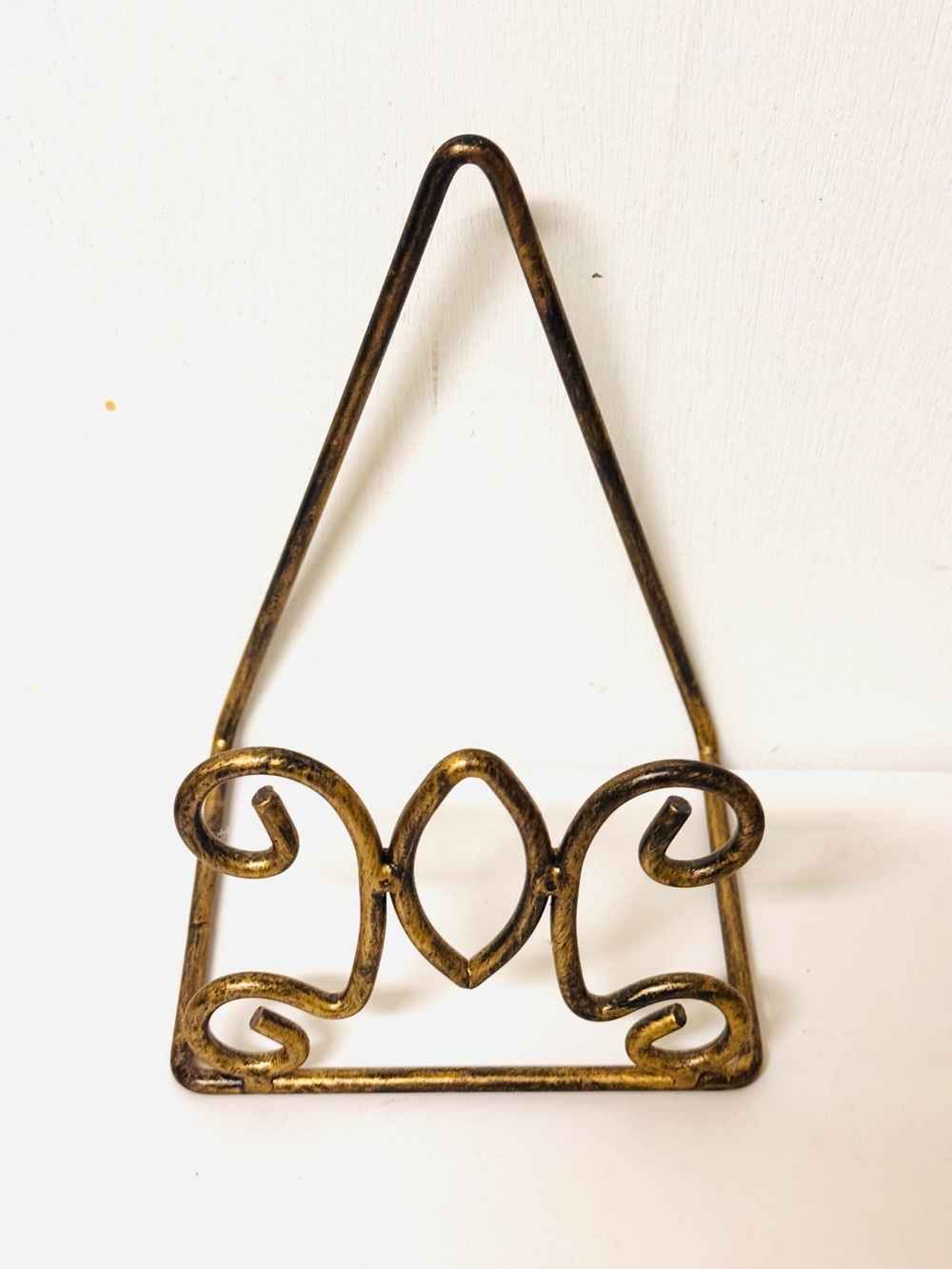 Vintage Style Bronze Metal Display Stand